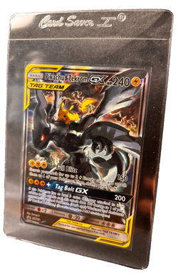 Pikachu & Zekrom GX SM168 Sm Holo Pokemon Card NEAR MINT - Image 1