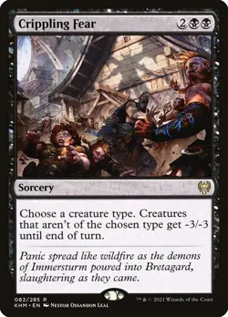CRIPPLING FEAR KALDHEIM NEAR MINT/MINT FOIL MTG #82 - Image 1