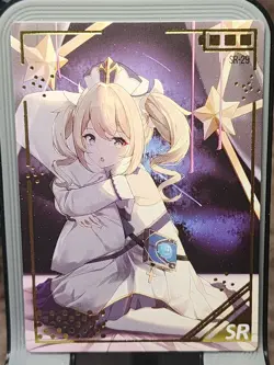 Barbara Genshin Impact Dreamland Spirits Goddess Story Card Anime SR SR-29 - Image 1