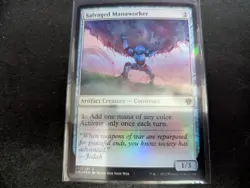 MTG Magic the Gathering FOIL Salvaged Manaworker DMU! - Image 1