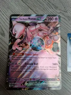 Pokemon Team Rockets Mewtwo Ex 205 Promo Jumbo Card Destined Rivals - Image 1