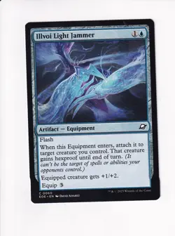 MAGIC THE GATHERING MTG EDGE OF ETERNITIES ILLVOI LIGHT JAMMER (#3) - Image 1