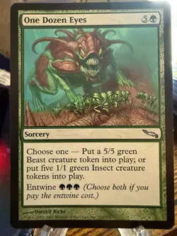 MTG Magic the Gathering Mirrodin One Dozen Eyes - Image 1