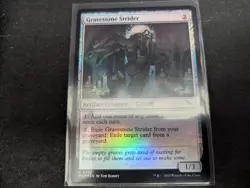 MTG Magic the Gathering FOIL Gravestone Strider MKM! - Image 1