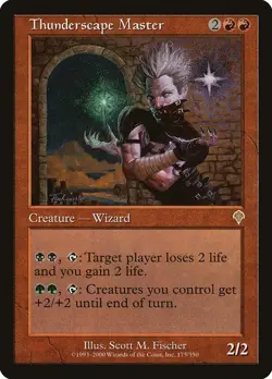MTG - Thunderscape Master - Invasion - X1 - (LP) - - Image 1