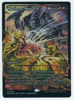 Mutinous Massacre Showcase Foil 0363 EOE NM/MT [Edge of Eternities:MTG] - Image 1