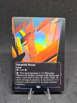 MTG Inkmoth Nexus 0065 Edge of Eternities Mythic Land Foil Borderless NM - Image 1
