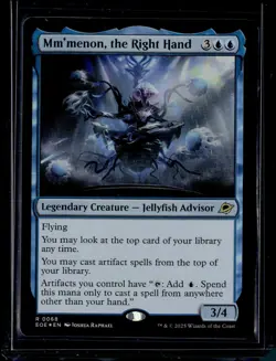 Mm'menon, the Right Hand - 68 - Foil - EOE - NM - MTG Magic the Gathering - Image 1