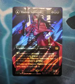 Vincent Valentine and Dion, Bahamur's Dominant (Surge FOIL) - NM - (MTG) - Image 1