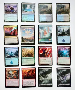 MTG Lot of 113 All Foil Cards Uncommons, Commons, Land, Excellent to Near Mint - Image 3