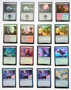 MTG Lot of 113 All Foil Cards Uncommons, Commons, Land, Excellent to Near Mint - Image 4