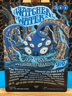 MTG - The Watcher in the Water. The Lord of the Rings: Blue - Borderless Poster - Image 1
