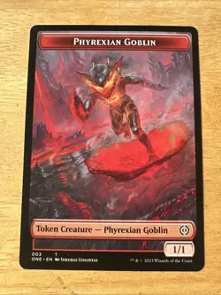 Phyrexian Goblin Token (003) Phyrexia: All Will Be One ONE MTG Magic - Image 1