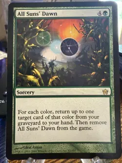 MTG Magic the Gathering Fifth Dawn All Suns' Dawn - Image 1