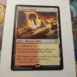 Radiant Summit Mtg Edge Of Eternities Commander Counter intelligence - Image 1