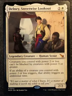 Delney, Streetwise Lookout - Murders at Karlov Manor (MTG) - Image 1