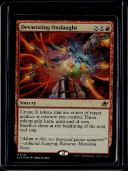 Devastating Onslaught - 132 - Foil - EOE - NM - MTG Magic the Gathering - Image 1
