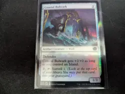 MTG Magic the Gathering FOIL Coastal Bulwark BRO! - Image 1
