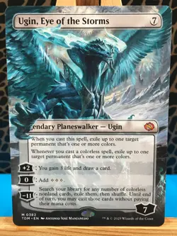 MTG - Ugin, Eye of the Storms. Tarkir: Dragonstorm. Borderless Colourless Mythic - Image 1