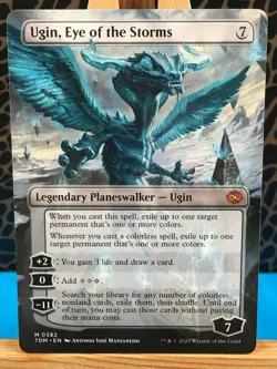 MTG - Ugin, Eye of the Storms. Tarkir: Dragonstorm. Borderless Colourless Mythic - Image 2