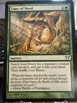 MTG Magic the Gathering Champions of Kamigawa Time of Need - Image 1