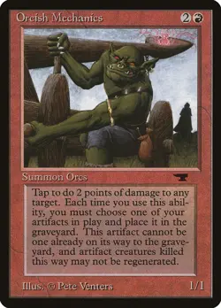 MTG - Orcish Mechanics - Antiquities - X1 - (LP) - - Image 1