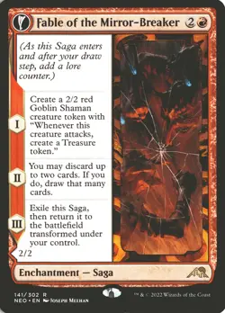MTG Fable of the Mirror-Breaker (141) *Non-Foil* Kamigawa: Neon Dynasty MT/NM - Image 1