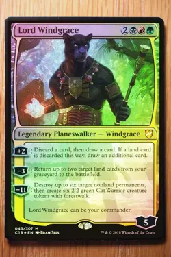 Lord Windgrace FOIL / Commander 2018 Standard Size *NM* Magic MTG - Image 1