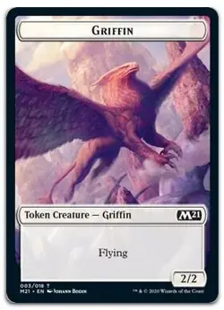 Griffin Token #3 (NM) Core Set 2021 M21 Magic MTG - Image 1