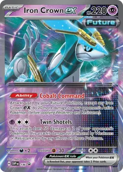 Iron Crown ex SVP146 Scarlet & Violet Promos Black Star Pokemon Pack Fresh MINT - Image 1
