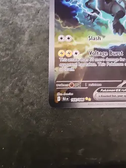 Zekrom EX Sir 166/086 Pokemon Black Bolt Full Art English Near Mint Condition - Image 3