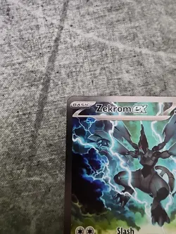 Zekrom EX Sir 166/086 Pokemon Black Bolt Full Art English Near Mint Condition - Image 4