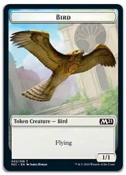 Bird Token #2 (NM) Core Set 2021 M21 Magic MTG - Image 1