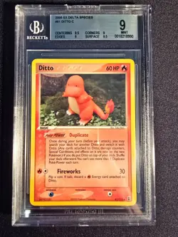Pokemon TCG Ditto - (Charmander) 061/113 Delta Species Regular BGS 9 English - Image 1