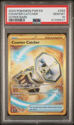 Pokemon Counter Catcher PSA 10 Hyper Rare 264/182 Paradox Rift *505 - Image 1
