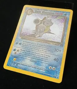 Pokemon - Dark Blastoise Holo - Team Rocket 3/82 Rare - Near Mint NM - Image 2