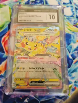 Pikachu ex 033/106 Holo - CGC Gem Mint 10- Super Electric Breaker - Pokemon TCG - Image 1