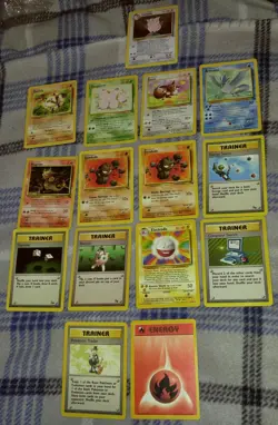 Pokemon TCG Lot Of 15 Cards, Including Articuno and Holo Clefable 1999 WOTC - Image 3