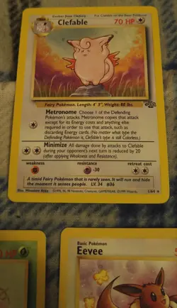 Pokemon TCG Lot Of 15 Cards, Including Articuno and Holo Clefable 1999 WOTC - Image 4
