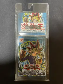 Yu-Gi-Oh! yugioh Legend of Blue-Eyes White Dragon LOB 1st Edition Blister Pack - Image 1