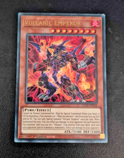 Volcanic Emperor YuGiOh LD10-EN018 Ultra Rare 1st Edition NM - Image 1