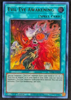 Evil Eye Awakening 2020 1st Edition Ultra Rare Gold Yugioh Card MP20-EN239 (NM) - Image 1