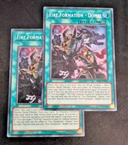 Yugioh Fire Formation - Domei FIGA-EN019 Secret Rare 1st Edition NM/LP 2x - Image 1