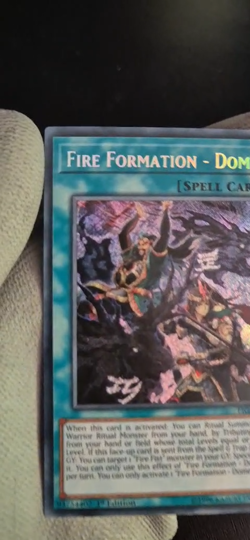 Yugioh Fire Formation - Domei FIGA-EN019 Secret Rare 1st Edition NM/LP 2x - Image 2