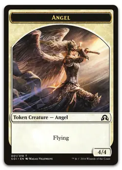 Angel Token #1 (LP) Shadows over Innistrad SOI Magic MTG - Image 1