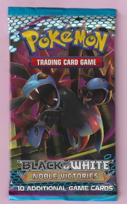 Pokemon "Noble Victories" 10-Card Sealed Booster Pack (Hydreigon) X1 - Image 1