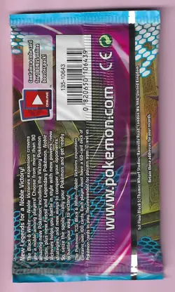 Pokemon "Noble Victories" 10-Card Sealed Booster Pack (Hydreigon) X1 - Image 2
