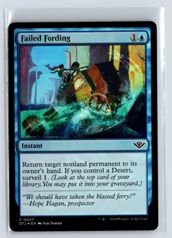 FOIL Failed Fording Outlaws of Thunder Junction - MTG Magic the Gathering Card - Image 1
