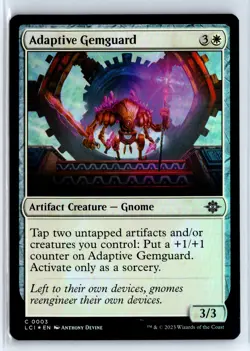 FOIL Adaptive Gemguard Lost Caverns of Ixalan - MTG Magic the Gathering Card - Image 1