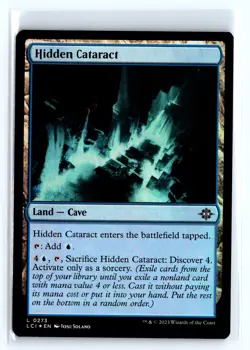 FOIL Hidden Cataract The Lost Caverns of Ixalan - MTG Magic the Gathering Card - Image 1